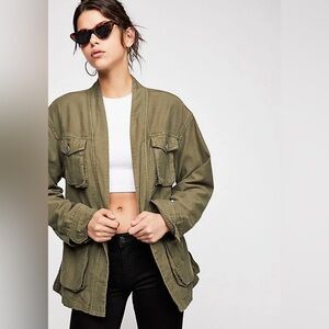 FREE PEOPLE “IN OUR NATURE” UTILITY JACKET